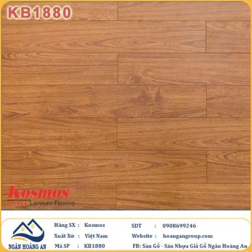 Sàn Gỗ Công Nghiệp Kosmos Dày 12mm KB1880