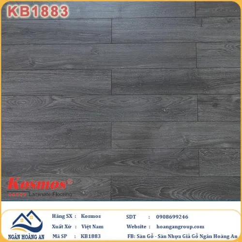 Sàn Gỗ Công Nghiệp KosMos Dày 12mm KB1883