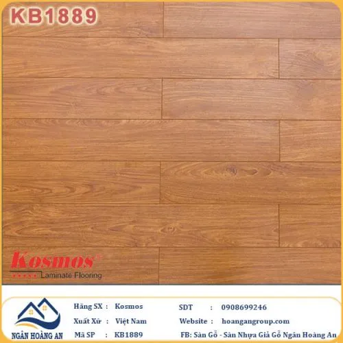 Sàn Gỗ Công Nghiệp KosMos Dày 12mm KB1889