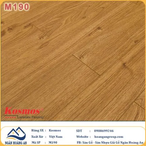 Sàn Gỗ Công Nghiệp KosMos Dày 8mm M190