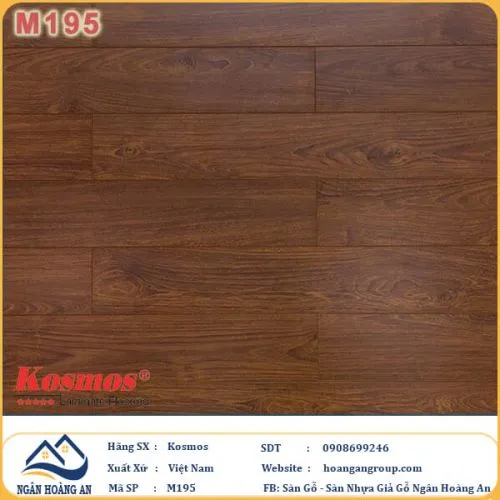 Sàn Gỗ Công Nghiệp KosMos Dày 8mm M195