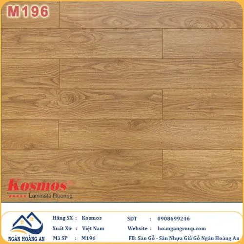 Sàn Gỗ Công Nghiệp KosMos Dày 8mm M196