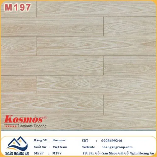Sàn Gỗ Công Nghiệp KosMos Dày 8mm M197