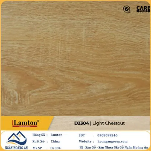 Sàn Gỗ Công Nghiệp Lamton D2304 12mm