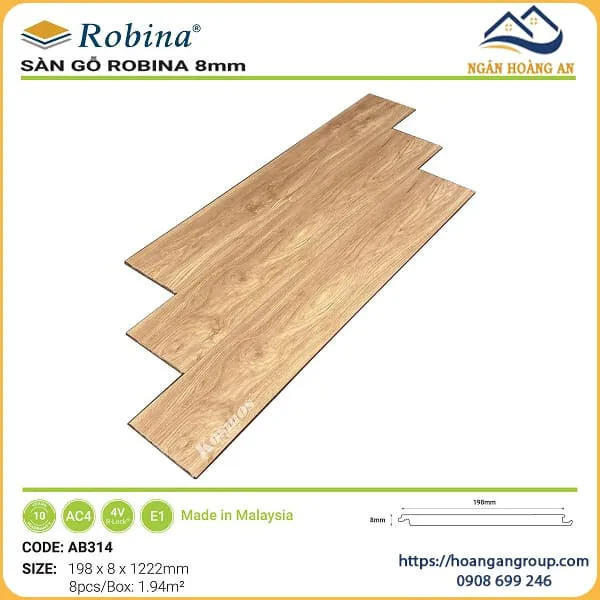 Bảng Giá Hoàn Thiện Của Sàn Gỗ Công Nghiệp Robina Bảng Giá Hoàn Thiện Của Sàn Gỗ Công Nghiệp Robina