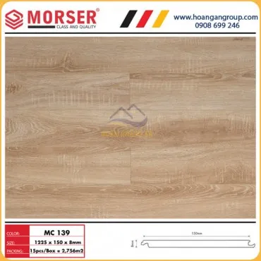 Sàn Gỗ Công Nghiệp Morser Cốt Xanh 8mm MC139