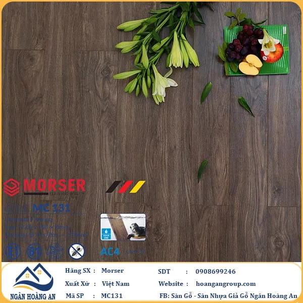 Sàn Gỗ Công Nghiệp Morser Cốt Xanh TạI Quận 2 TPHCM
