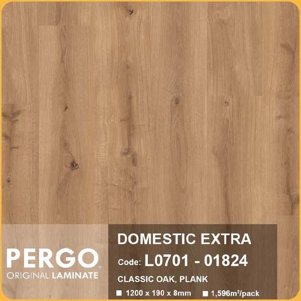 Sàn Gỗ Công Nghiệp Pergo Domestic Extra 01824
