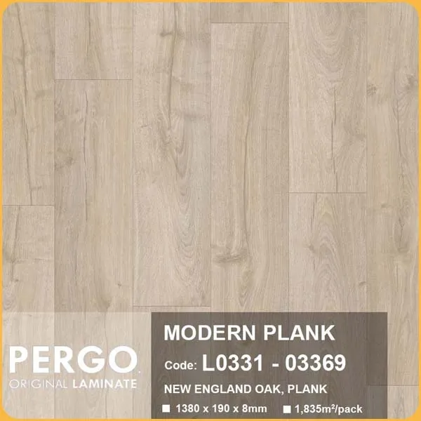 Sàn Gỗ Công Nghiệp Pergo Modern Plank 8mm 03369 Sàn Gỗ Công Nghiệp Pergo Modern Plank 8mm 03369