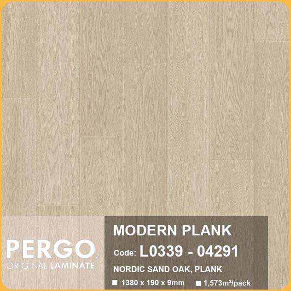 Sàn Gỗ Công Nghiệp Pergo Modern Plank 9mm 04291