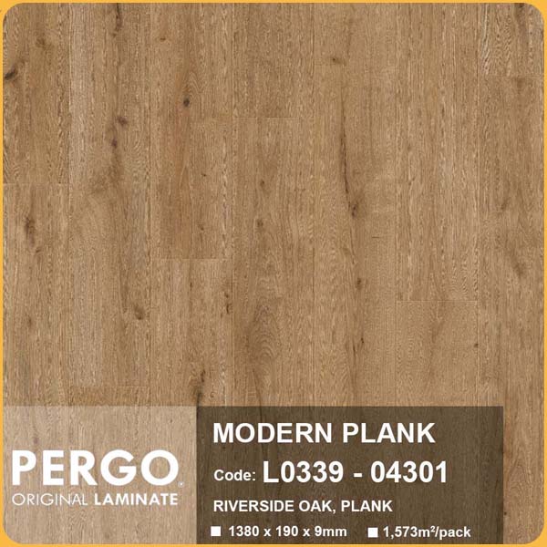 Sàn Gỗ Công Nghiệp Pergo Modern Plank 9mm 04301