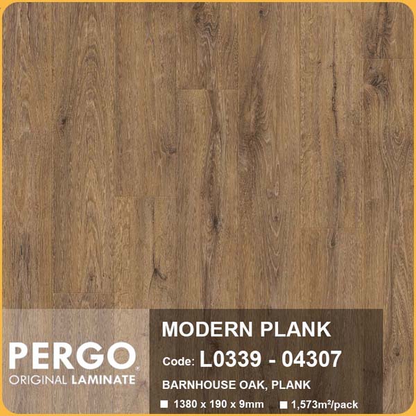 Sàn Gỗ Công Nghiệp Pergo Modern Plank 9mm 04307