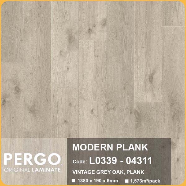 Sàn Gỗ Công Nghiệp Pergo Modern Plank 9mm 04311