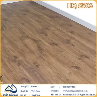 Sàn Gỗ Công Nghiệp Povar HQ5506 Dày 8mm
