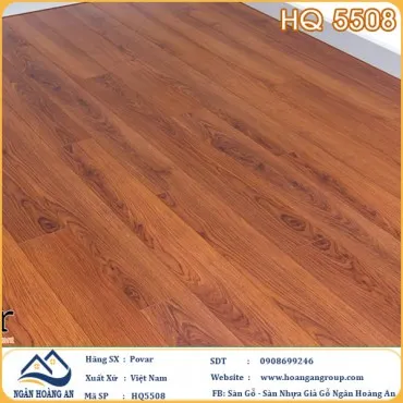 Sàn Gỗ Công Nghiệp Povar HQ5508 Dày 8mm