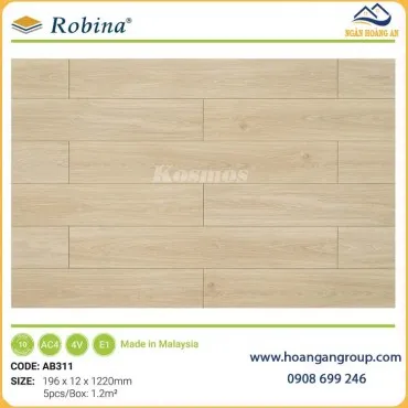 Sàn Gỗ Công Nghiệp Robina 12mm Bản Lớn AB311 