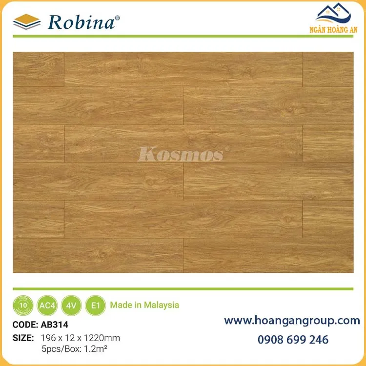 Ưu Điểm Sàn Gỗ Công Nghiệp Robina 12mm Bản Lớn AB314 Ưu Điểm Sàn Gỗ Công Nghiệp Robina 12mm Bản Lớn AB314