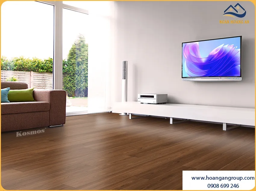 Thi Công Sàn Gỗ Robina AQ1403 Cho Không Gian Phòng Khách Đẹp Thi Công Sàn Gỗ Robina AQ1403 Cho Không Gian Phòng Khách Đẹp