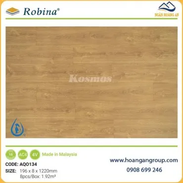 Sàn Gỗ Công Nghiệp Robina Aqua AQO134 Dày 8mm