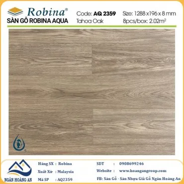 Sàn Gỗ Công Nghiệp Robina Aqua 8mm AQ2359