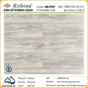 Sàn Gỗ Công Nghiệp Robina Aqua 8mm AQ2767