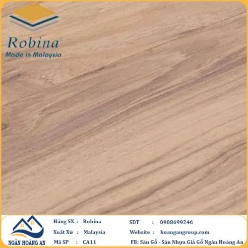 Sàn Gỗ Công Nghiệp Robina CA11 8mm Bản Lớn