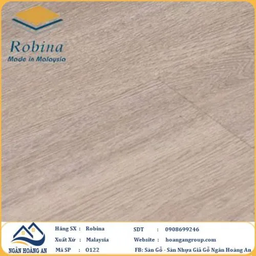 Sàn Gỗ Công Nghiệp Robina O122 8mm Bản Lớn