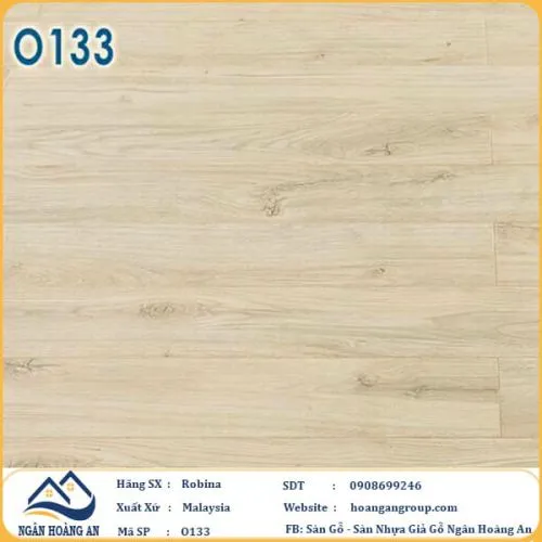 Sàn Gỗ Công Nghiệp Robina O133 12mm Bản Nhỏ