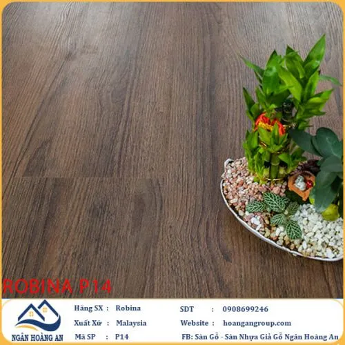Sàn Gỗ Công Nghiệp Robina P14 12mm Bản Lớn