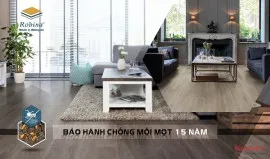 Sàn Gỗ Công Nghiệp Malaysia Robina – Sàn Gỗ Chống Nước, Chống Mối Mọt. 