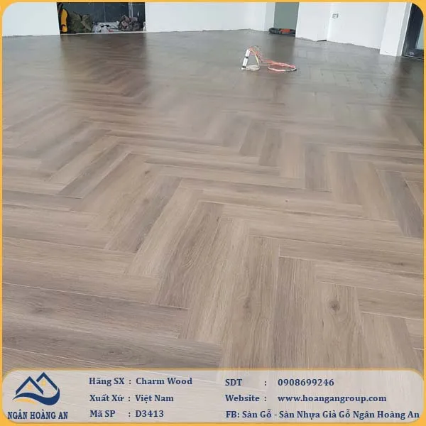 Sàn Gỗ Xương Cá Charm D3413 Sự Đẳng Cấp Không Gian Sống Sàn Gỗ Xương Cá Charm D3413 Sự Đẳng Cấp Không Gian Sống