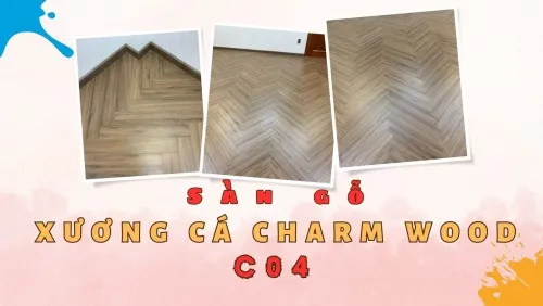 Thi Công Lót Sàn Gỗ Xương Cá Charm Wood C04 Tại Tân Bình TPHCM