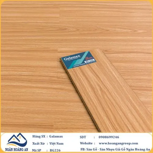 Sàn Gỗ Galamax Giá Rẻ BG226 Dày 8.3mm