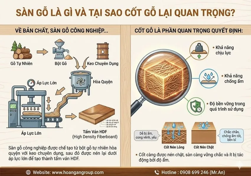 Sàn Gỗ Là Gì Và Tại Sao Cốt Gỗ Lại Quan Trọng? Sàn Gỗ Là Gì Và Tại Sao Cốt Gỗ Lại Quan Trọng?