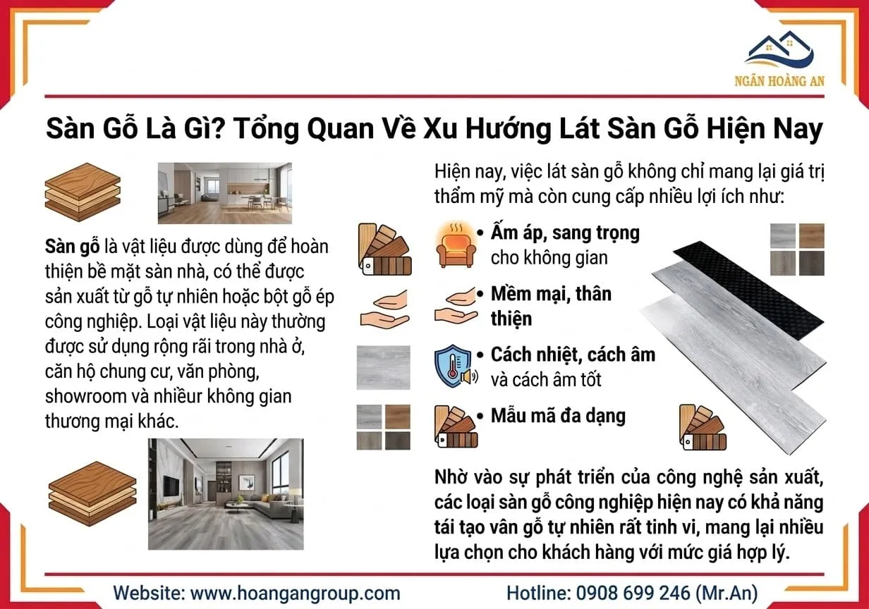 Sàn Gỗ Là Gì? Tổng Quan Về Xu Hướng Lát Sàn Gỗ Hiện Nay