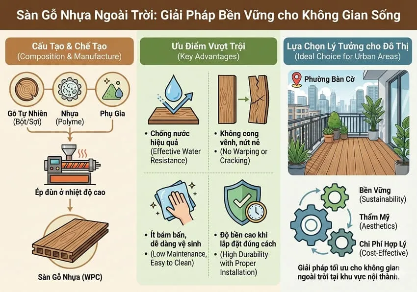 Sàn Gỗ Nhựa Ngoài Trời Là Gì? Có Phù Hợp Cho Nhà Dân Không?