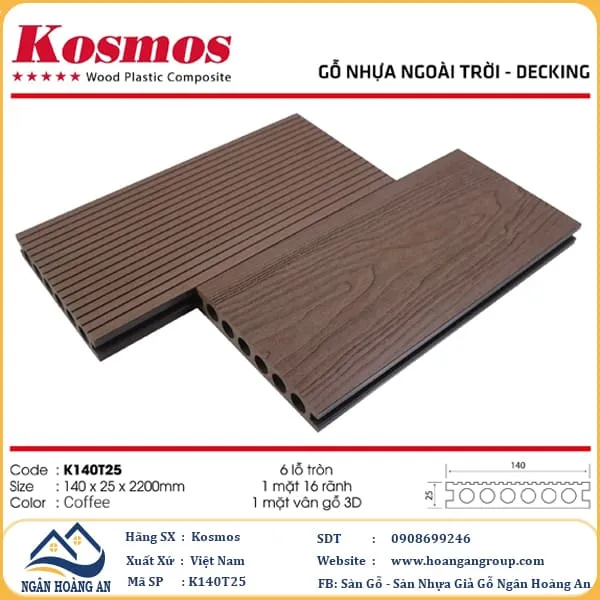 Sàn Gỗ Nhựa Ngoài Trời Kosmos Tại Quận 11 TPHCM Sàn Gỗ Nhựa Ngoài Trời Kosmos Tại Quận 11 TPHCM