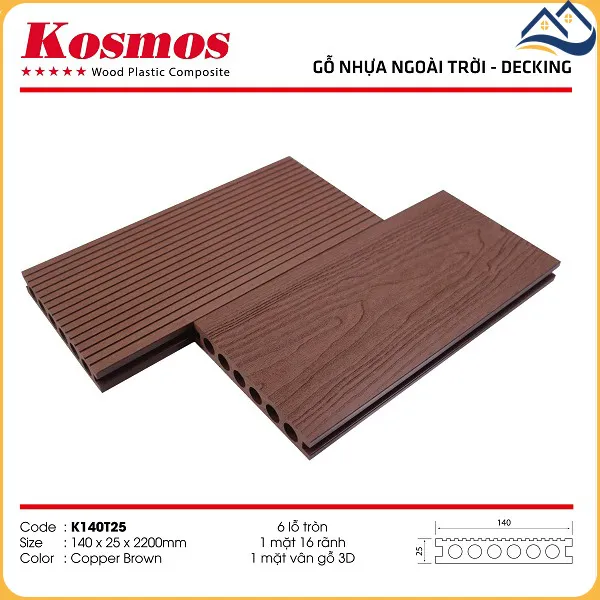 Sàn Gỗ Nhựa Ngoài Trời Kosmos