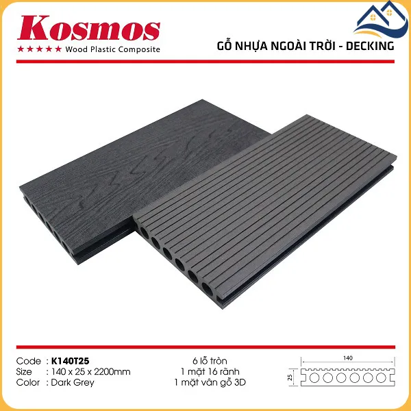 Sàn Gỗ Nhựa Ngoài Trời Kosmos