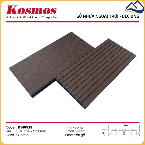 Sàn Gỗ Nhựa Ngoài Trời Kosmos Tại Tân Bình TPHCM