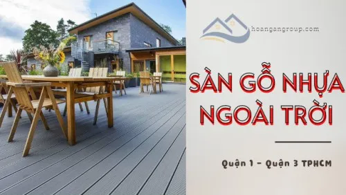 Sàn Gỗ Nhựa Lót Ban Công Ngoài Trời Tại Quận 1, Quận 3 TPHCM
