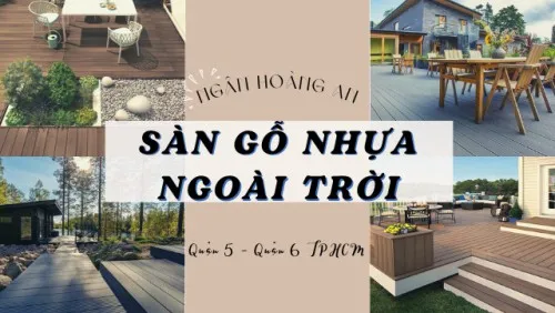 Sàn Gỗ Nhựa Ngoài Trời Lót Sân Vườn Tại Quận 5, Quận 6 TPHCM