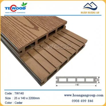 Sàn Hồ Bơi Ngoài Trời 4 Lỗ Vuông Tecwood TW140 Cedar