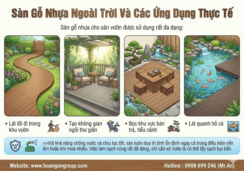 Sàn Gỗ Nhựa Ngoài Trời Và Các Ứng Dụng Thực Tế Sàn Gỗ Nhựa Ngoài Trời Và Các Ứng Dụng Thực Tế