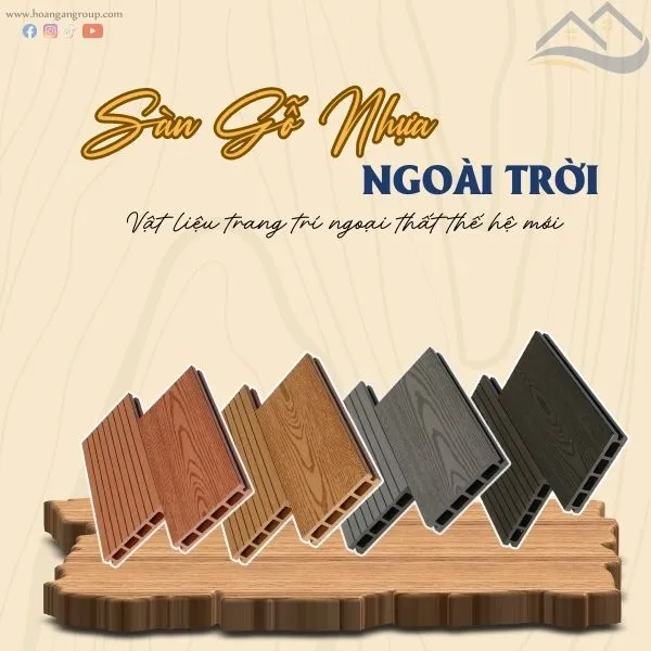 Sàn Gỗ Nhựa Ngoài Trời Vật Liệu Trang Trí Thế Hệ Mới