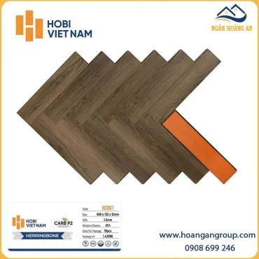 Sàn Gỗ Xương Cá Hobi Carb HC991 Dày 12mm