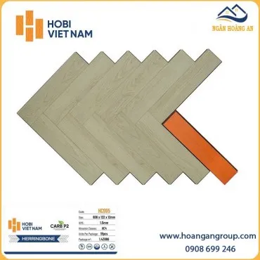 Sàn Gỗ Xương Cá Hobi Carb HC995 Dày 12mm