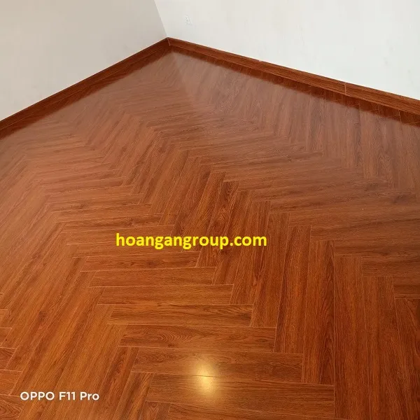 Bàn Giao Công Trình Sàn Gỗ Xương Cá Kosmos X16-2 Tại Biên Hoà Đồng Nai