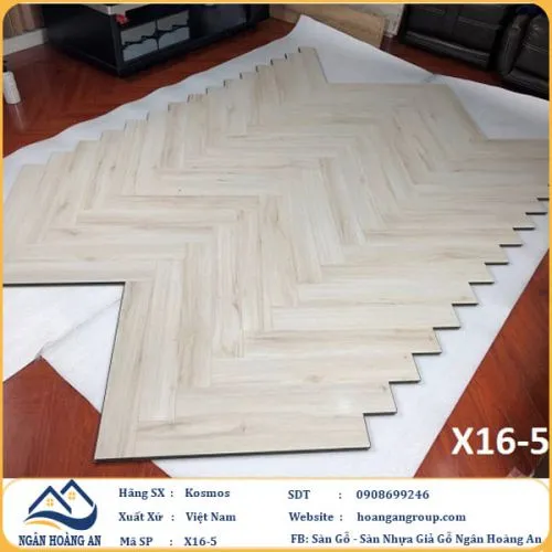 Sàn Gỗ Xương Cá Kosmos X16-5 12mm