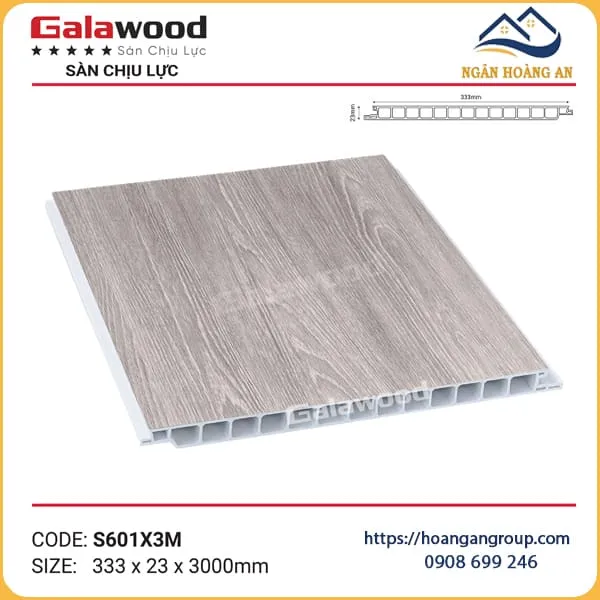 Sàn Nhựa Chịu Lực Gác Lửng Gác Xép Galawood S601X3M